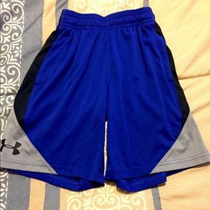 Boys extra small blue Under Armour shorts